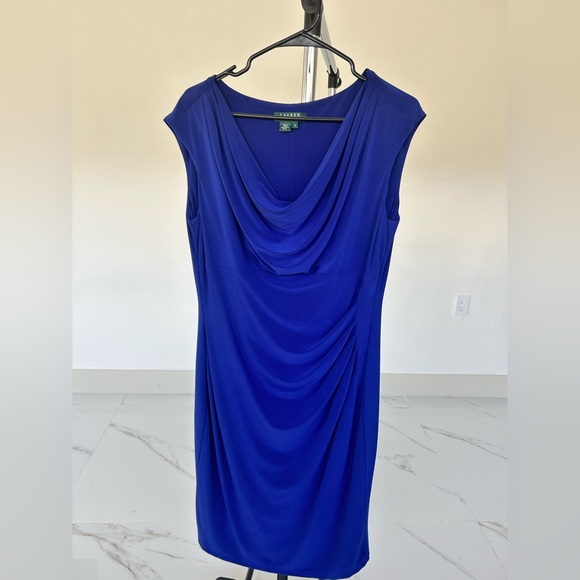 Ralph Lauren Dresses & Skirts - Ralph Lauren Royal Blue Cocktail Dress Size 16